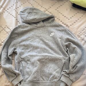 Nike Heather Gray Pullover Hoodie